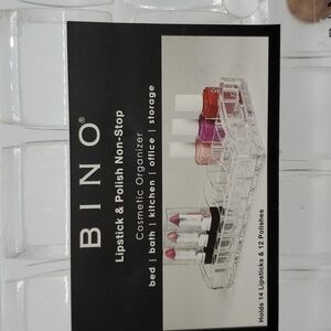 Bino lipstick Junkie 24 Compartment Acrylic Lipstick Polish Organizer Trinkets